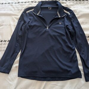 Cutter & Buck Navy Quarter-Zip Performance Pullover